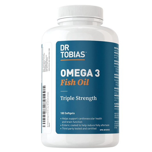 Dr Tobias Omega 3 Fish Oil, 2000mg Triple Strength