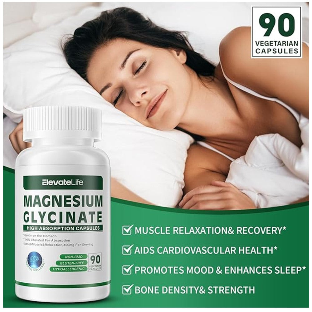 Elevate Life Magnesium Glycinate Capsules