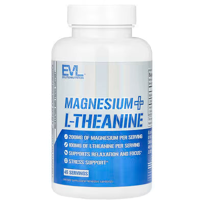 EVLution Nutrition Magnesium + L‑Theanine Supplement