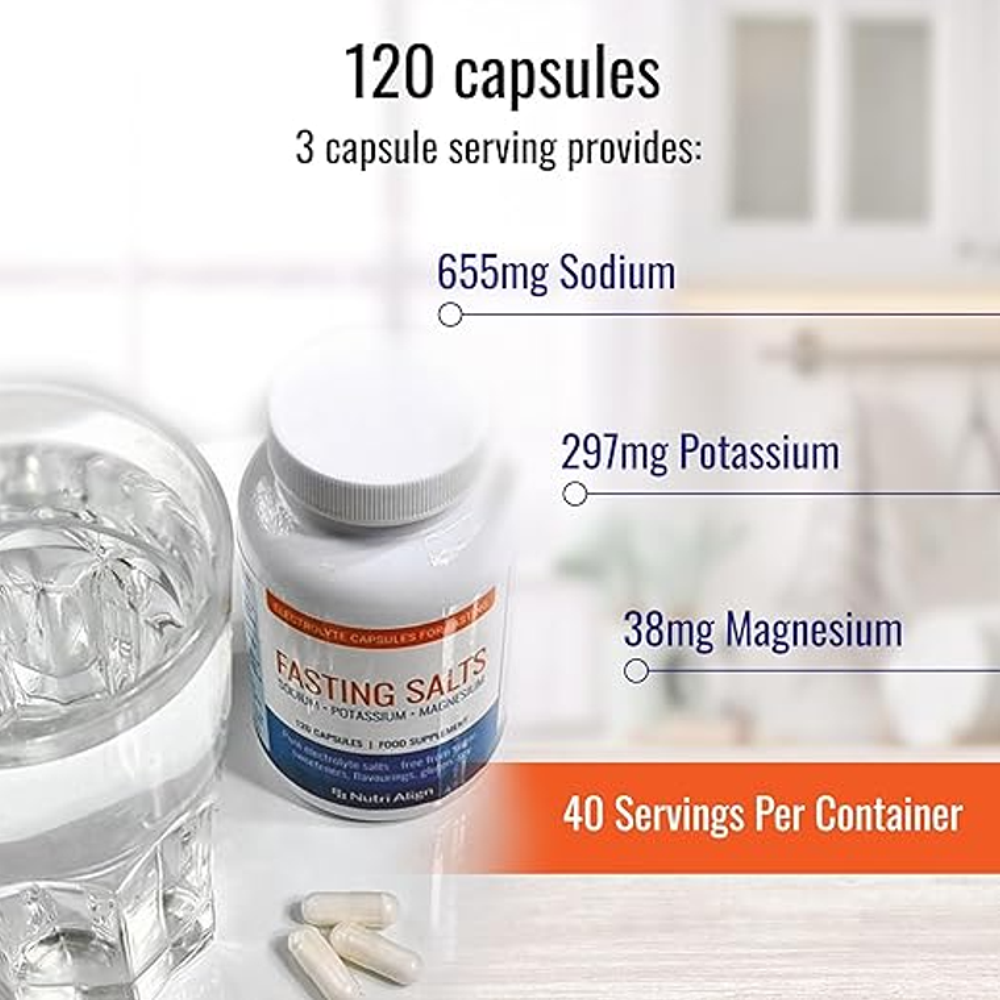 Nutri Align Fasting Electrolyte Capsules – (120 Capsules)