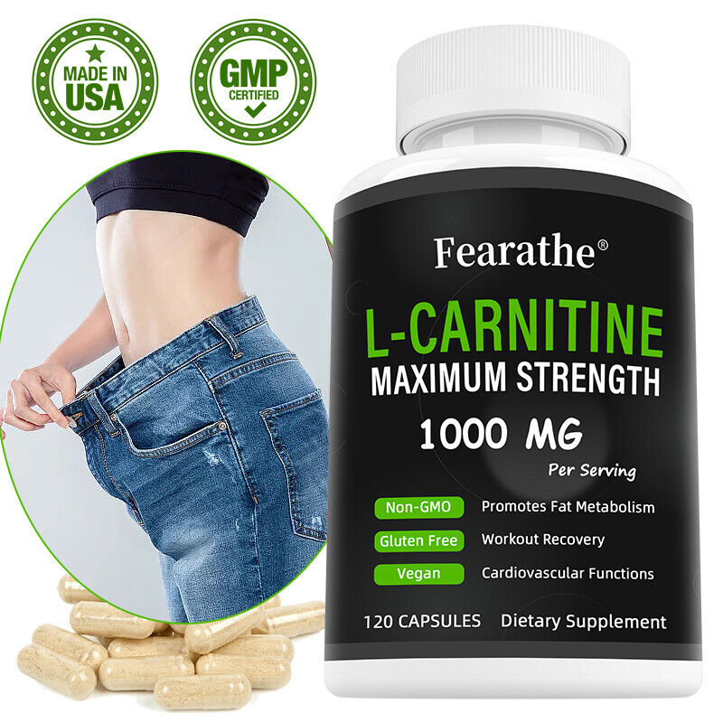 Fearathe L-Carnitine Maximum Strength 1000mg Capsules