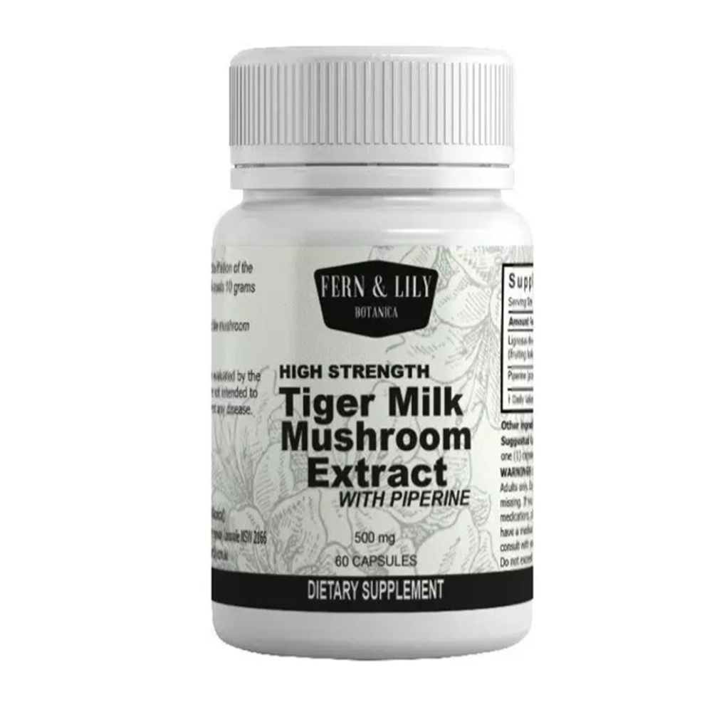 Fern & Lily Tiger Milk Mushroom Extract Capsules