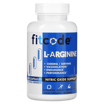 Fit Code L-Arginine 1500 Mg Supplement