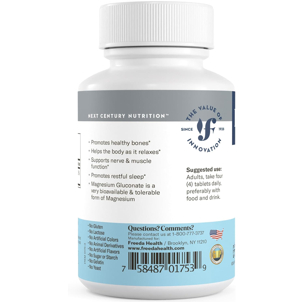 Freeda magnesium gluconate – 500 Tablets