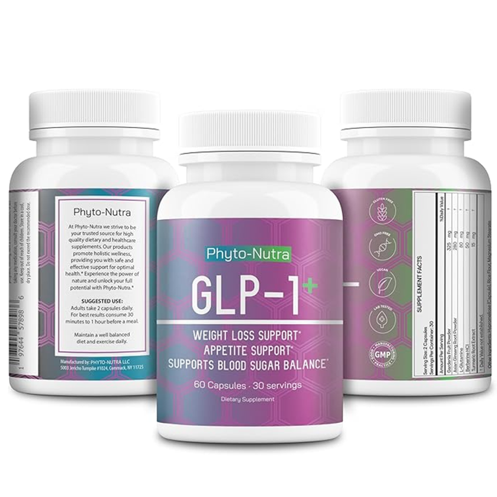 Phyto-Nutra GLP-1 Weight Loss Support – 60 Capsules