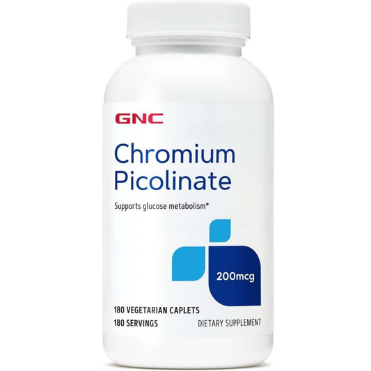 GNC Chromium Picolinate – Supports Healthy Glucose Metabolism