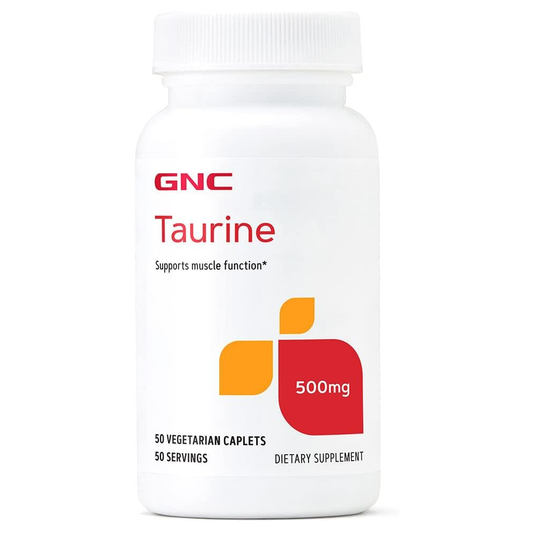 GNC Taurine 500mg Supplement – Supports Muscle Function