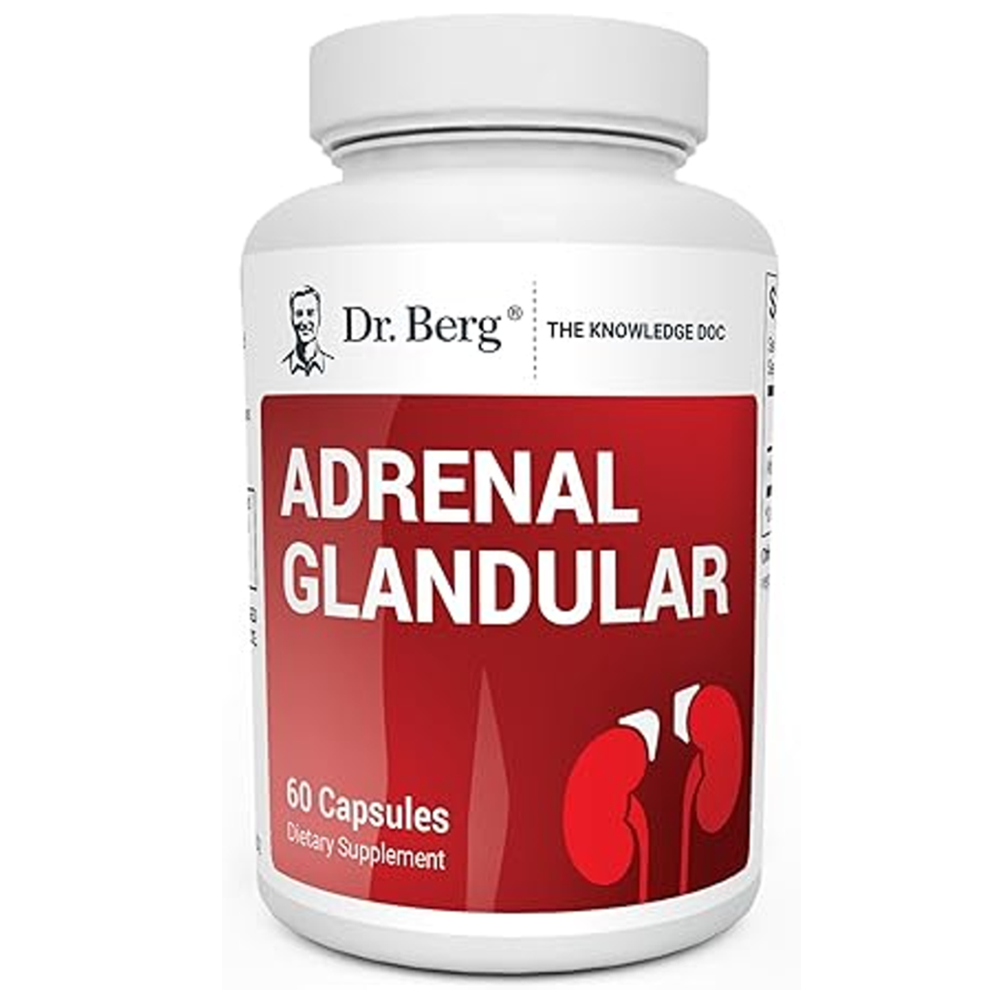 Dr. Berg® Adrenal Glandular – Adrenal Support (60 Capsules)