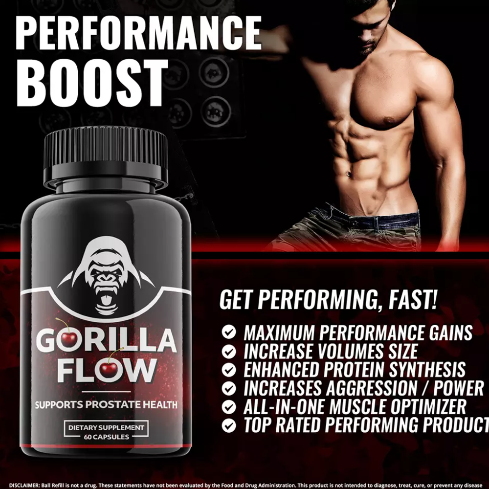 Gorilla Flow – Advanced Prostate Support | 60 Capsules