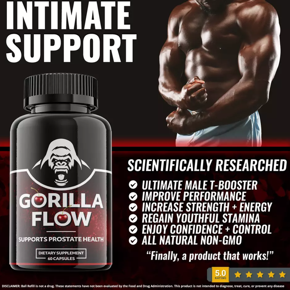 Gorilla Flow – Advanced Prostate Support | 60 Capsules