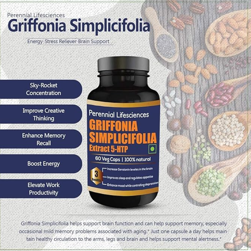 Perennial Lifesciences  Griffonia Simplicifolia Extract 5-HTP