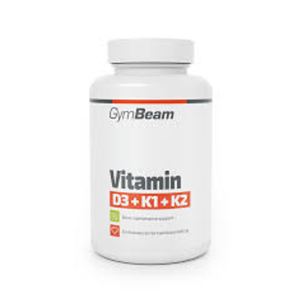 GymBeam Vitamin D3+K1+KZ Capsules