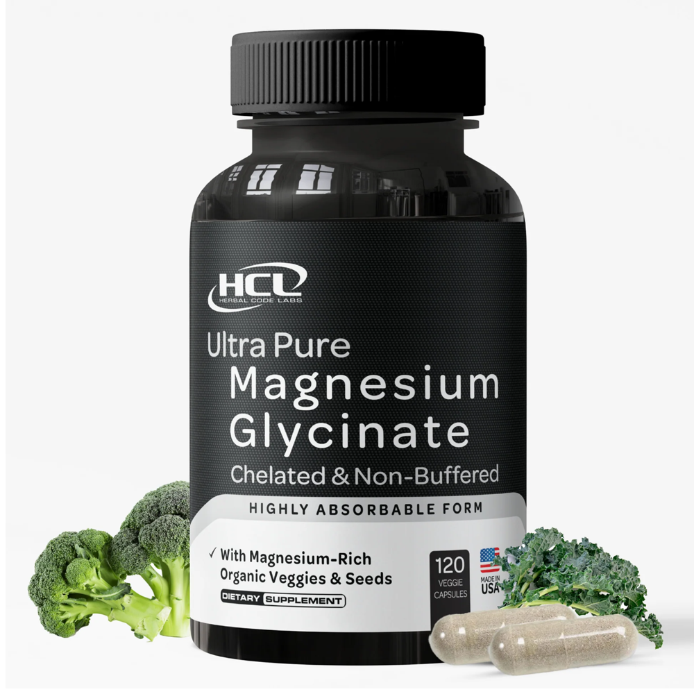 HCL HERBAL Ultra Pure Magnesium Glycinate 400mg