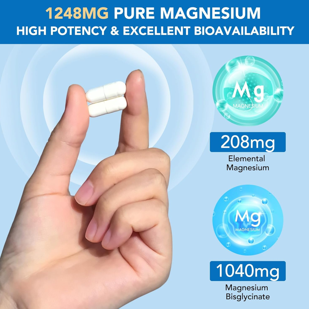 Haiman Labs Magnesium Glycinate 500mg Capsules