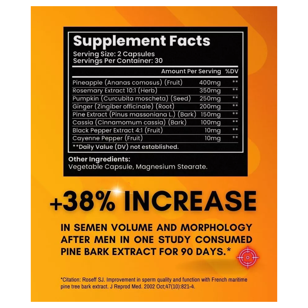 Healing Effectory Stamen Supplement For Men