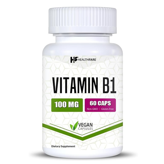 HealthFare Vitamin B1 100mg – | 60 Vegan Capsules