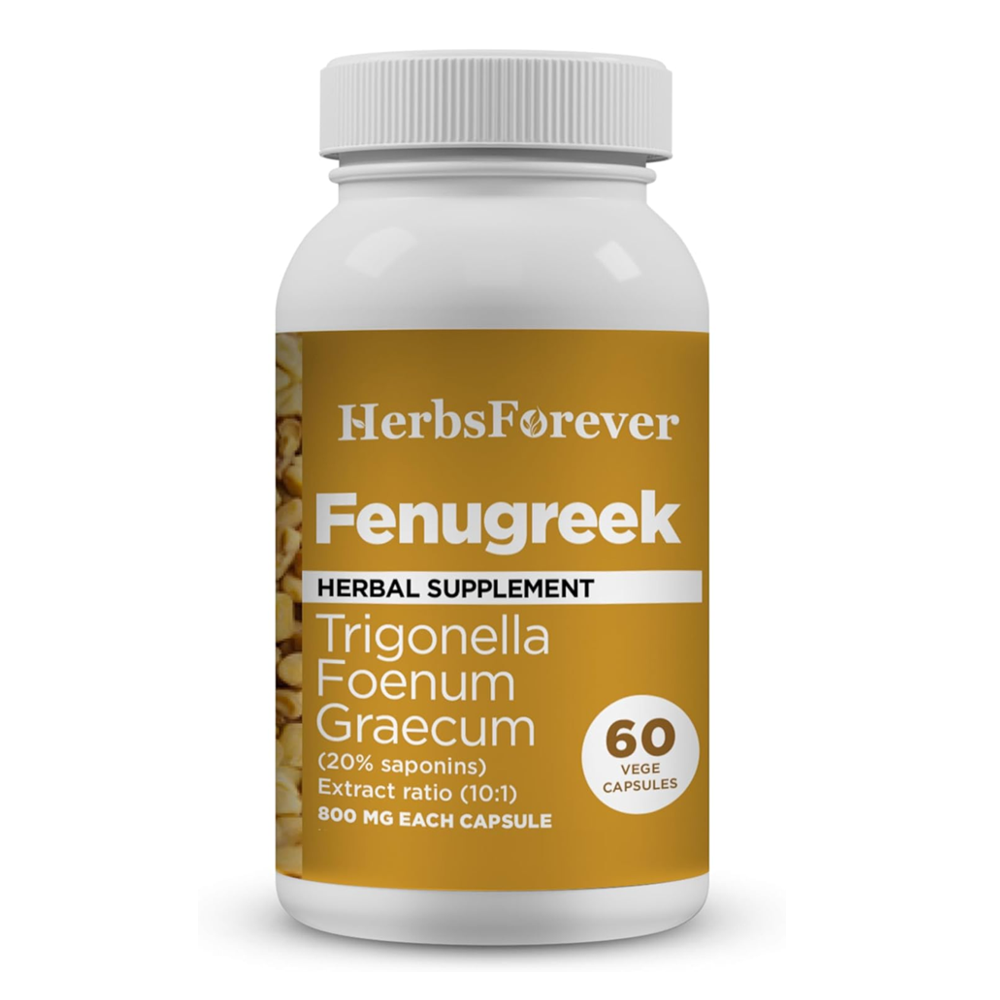 HerbsForever Fenugreek Capsules Trigonella Foenum Capsules