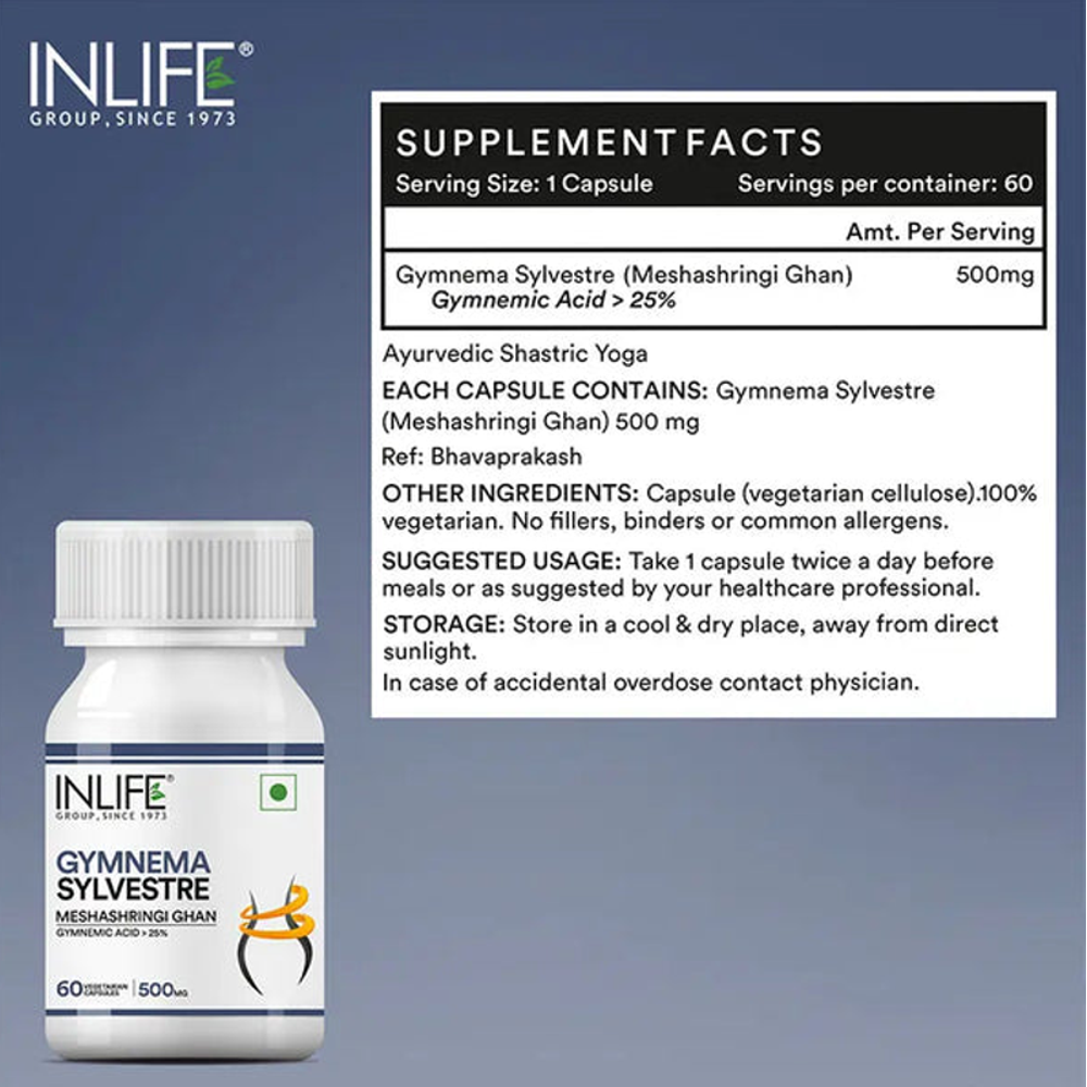 INLIFE Gymnema Sylvestre – Natural Sugar Balance