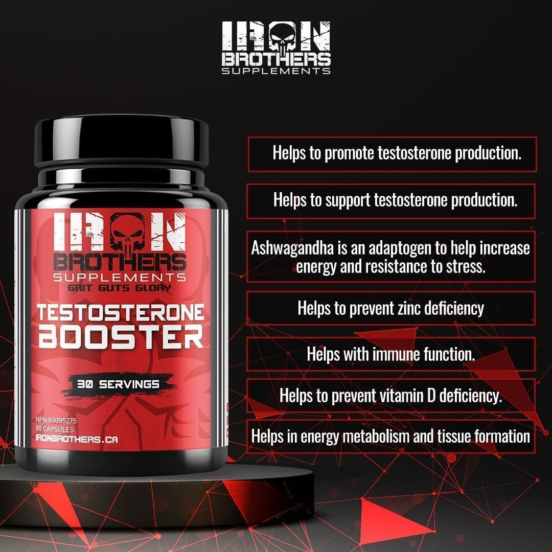 Iron Brothers Supplements Testosterone Booster For Men