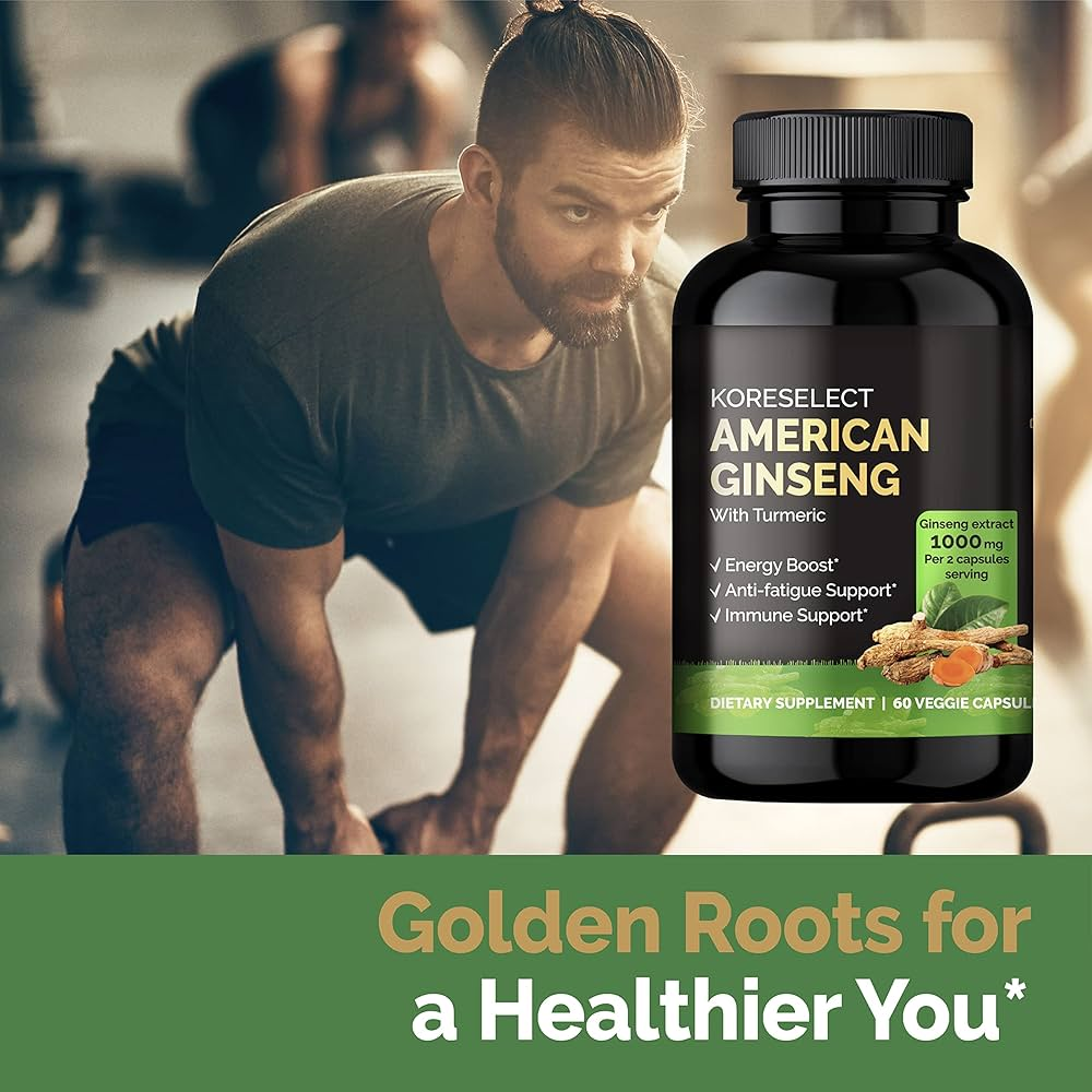 KORESELECT American Ginseng with Turmeric Capsules