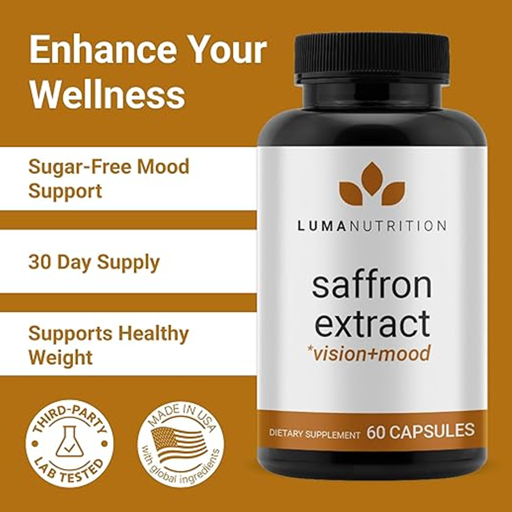 Luma Nutrition Saffron Extract – Vision & Mood Support