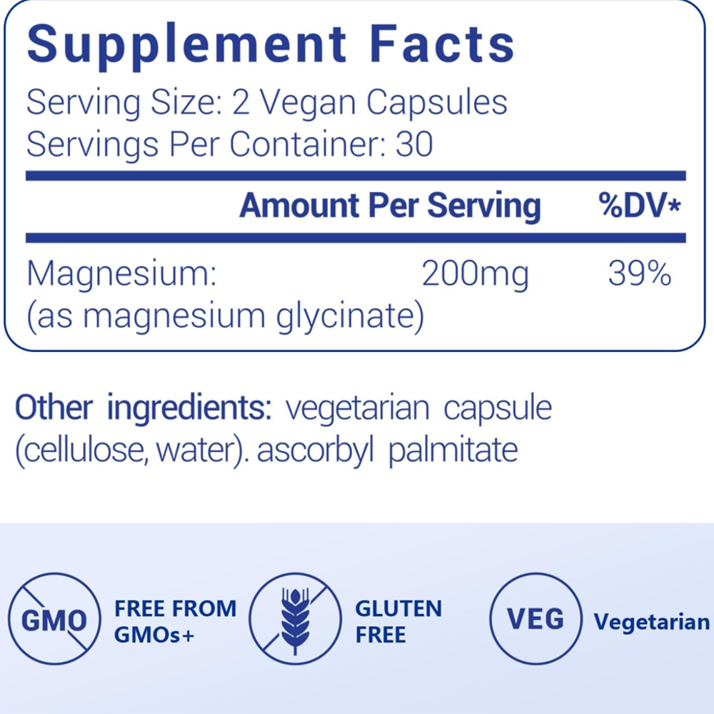 Lunivox Magnesium – Essential Wellness Support (60 Capsules)