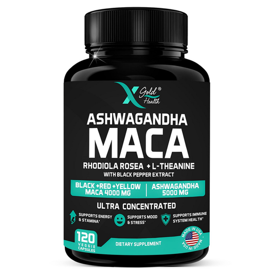 Gold Health Ashwargandha Maca 120Capsules