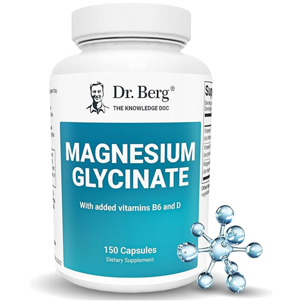 Dr. Berg Magnesium Glycinate Complex – Sleep, Stress and Relaxation Support 90 Capsules