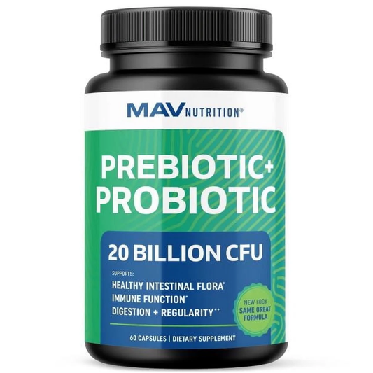 Mav Nutrition Prebiotic+probiotic 20 Billion Cfu