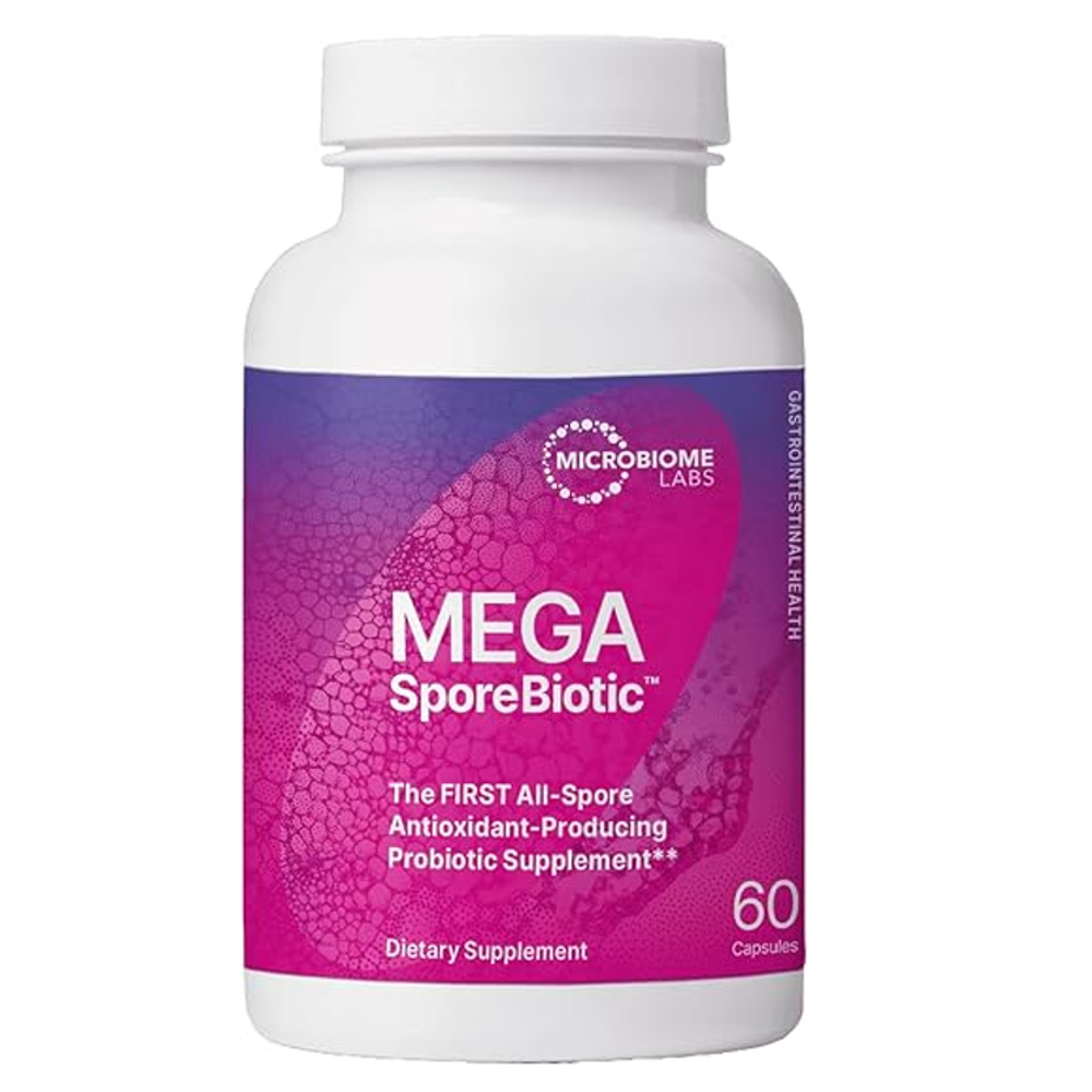 Microbiome Mega SporeBiotic Probiotics 60 Capsules