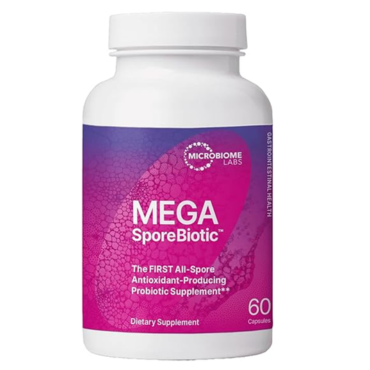 Microbiome Mega SporeBiotic Probiotics 60 Capsules