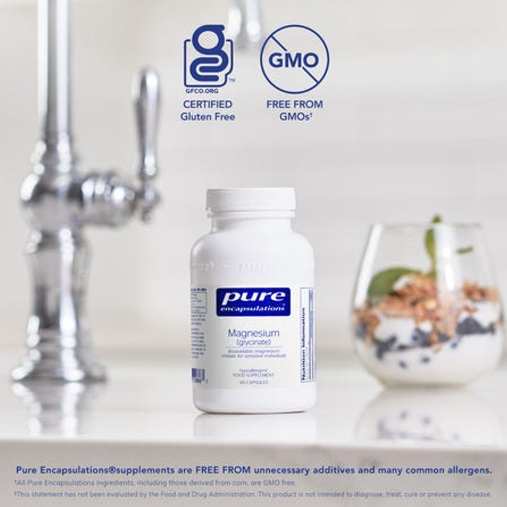 Pure Encapsulations Magnesium Glycinate – Hypoallergenic Food Supplement