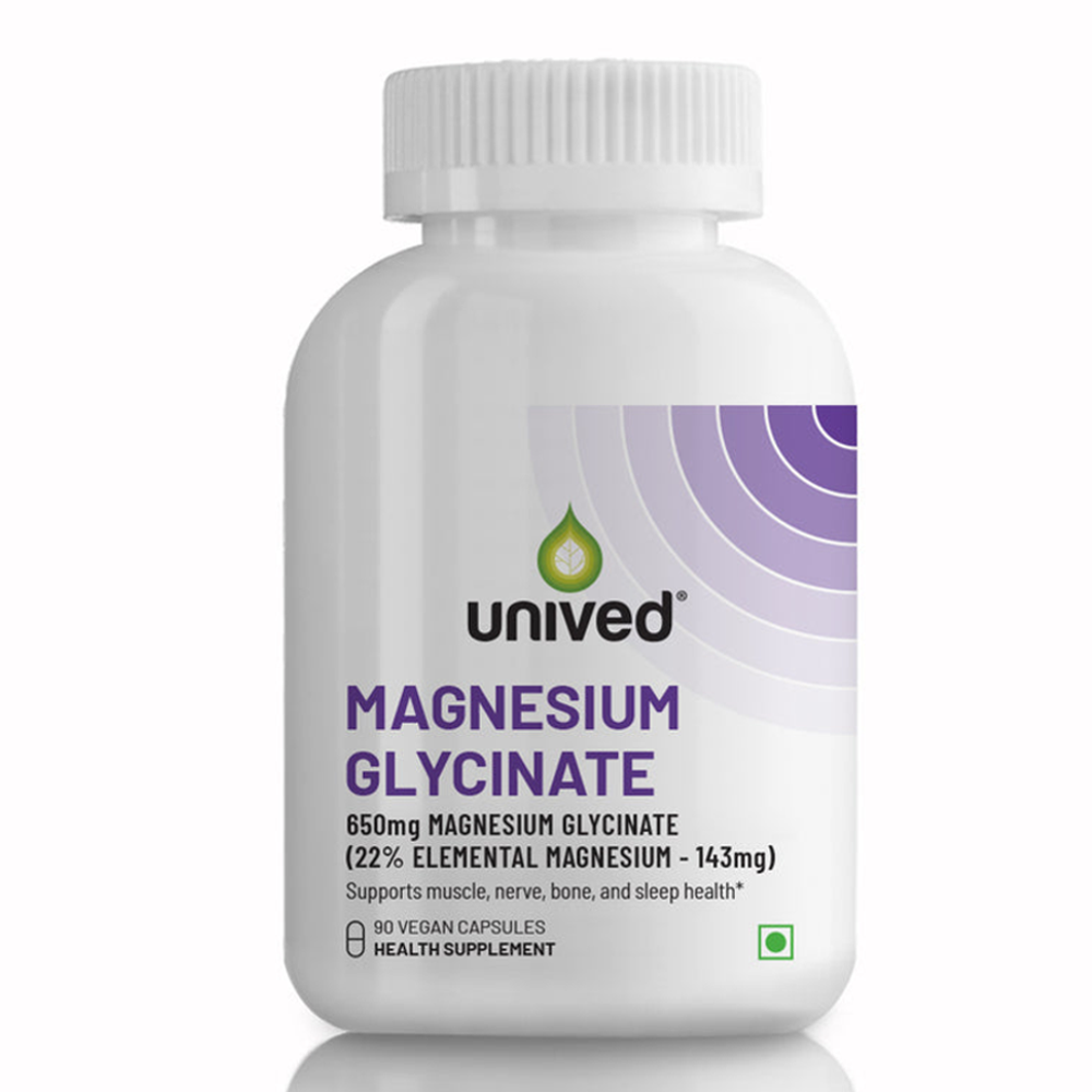 Unived Magnesium Glycinate – Muscle, Nerve & Sleep Support