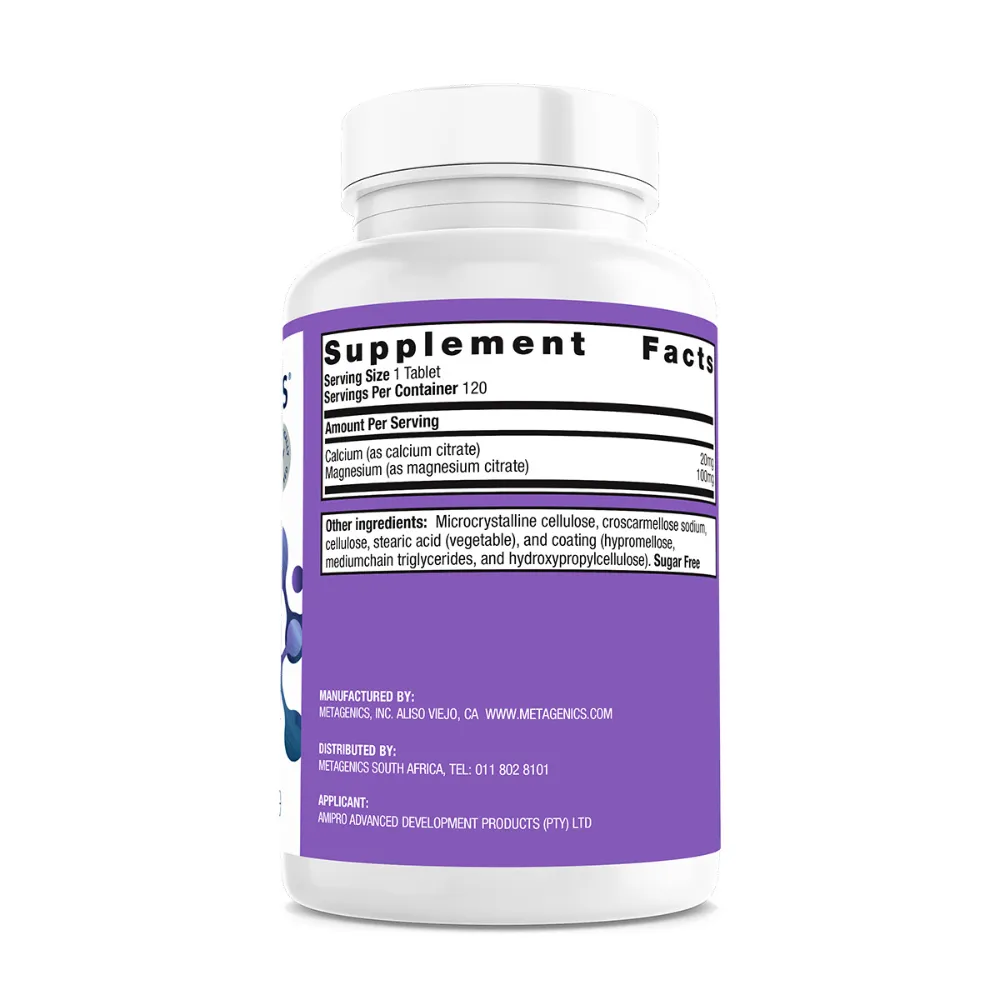 Metagenics MAGNESIUM Mag Citrate Tablets, Muscle and bone