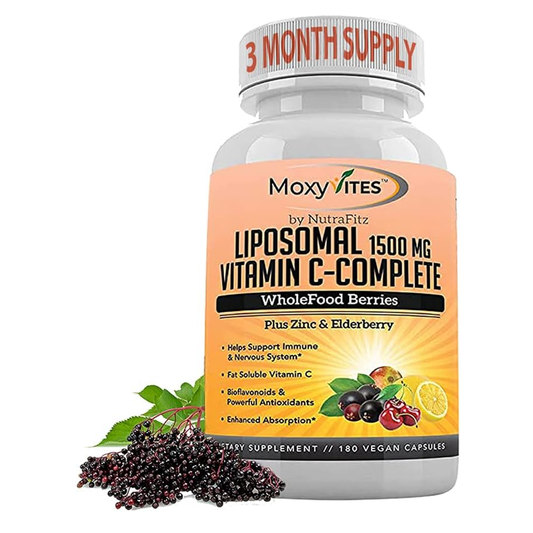 Moxy Ites Liposomal Vitamin C - Complete Zinc Capsules