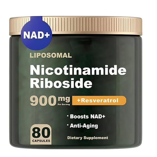 Liposomal Nicotinamide Riboside 900mg + Resveratrol 80 Capsules