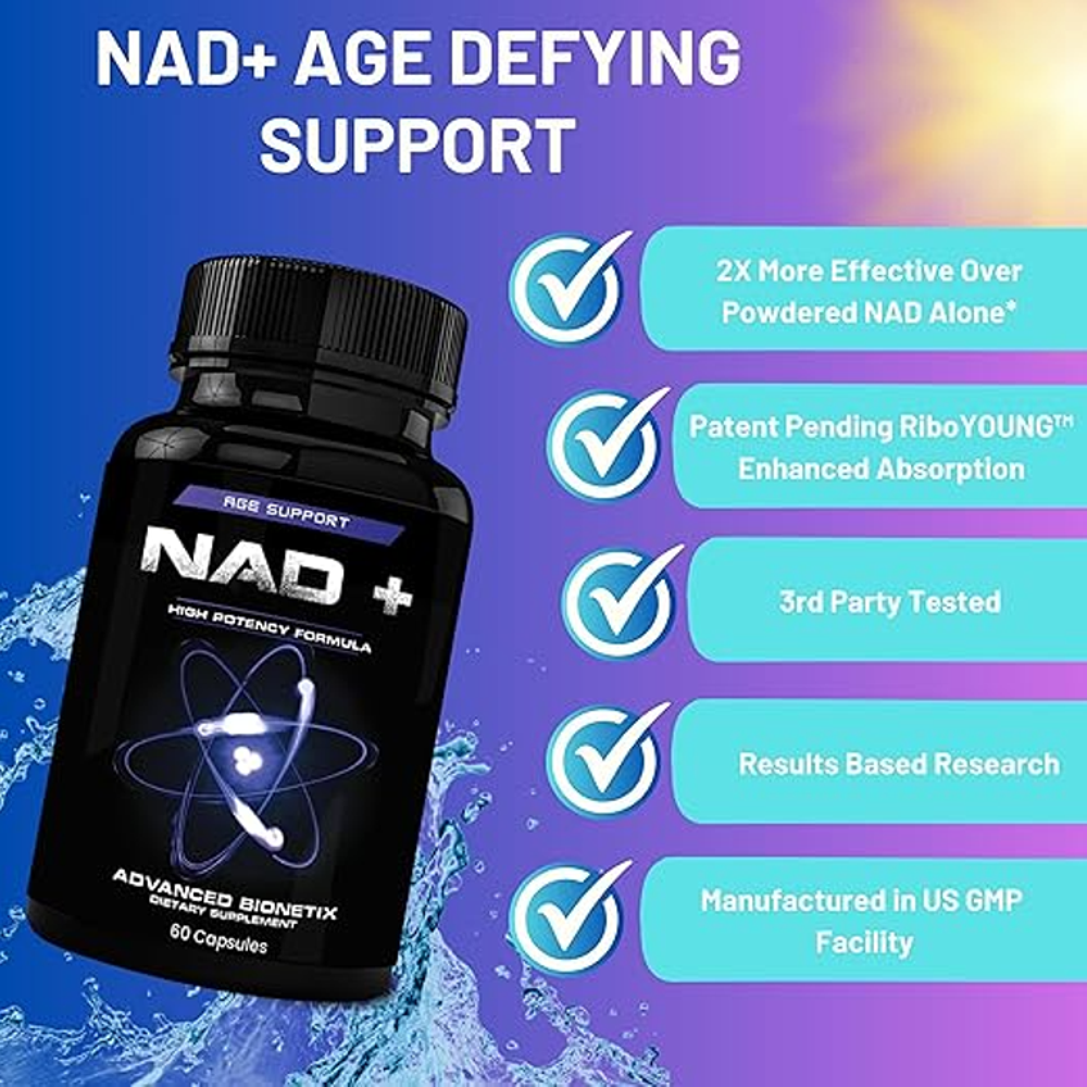 Age Support NAD+ High Potency Formula 60 Capsules