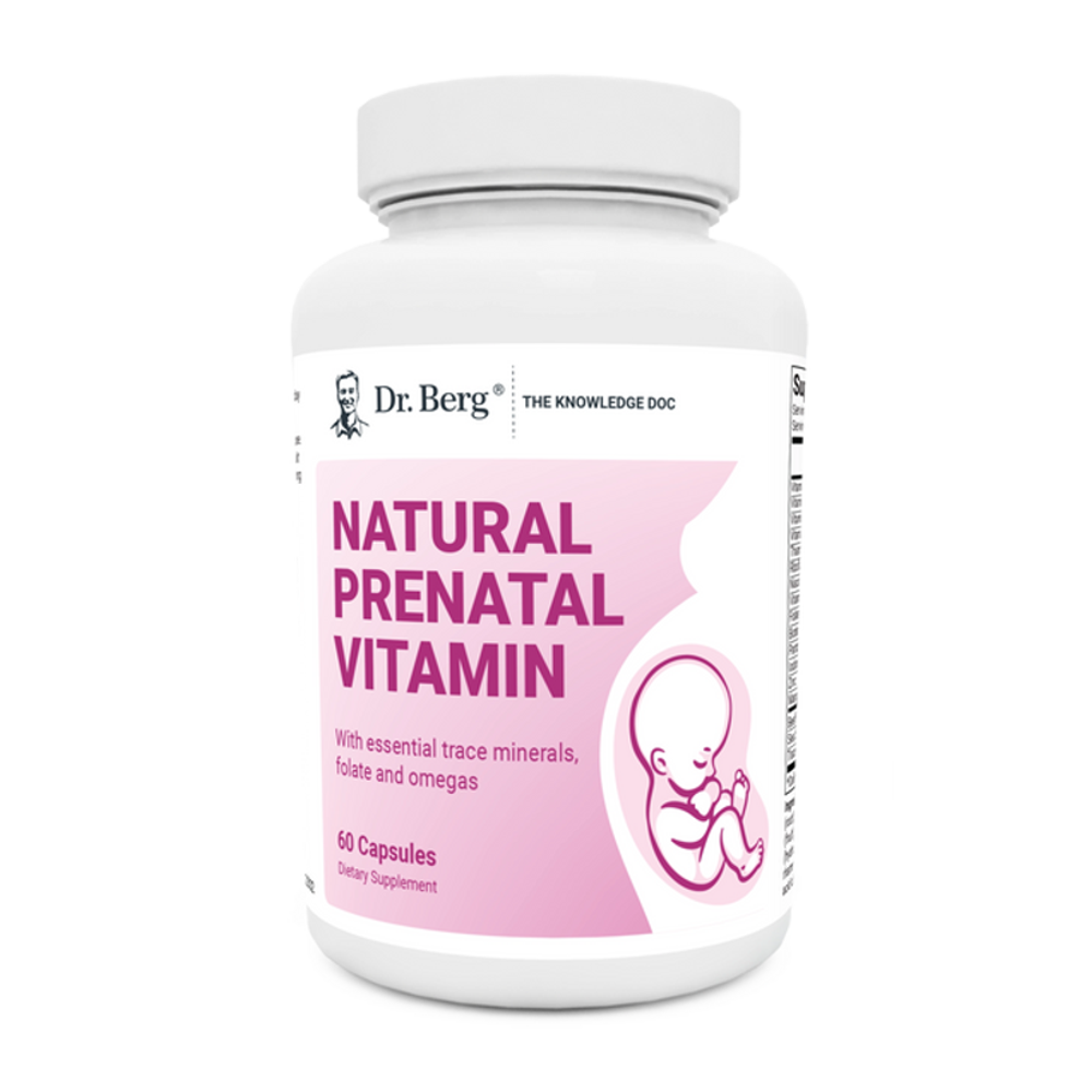 Dr. Berg® Natural Prenatal Vitamin – (60 Capsules)