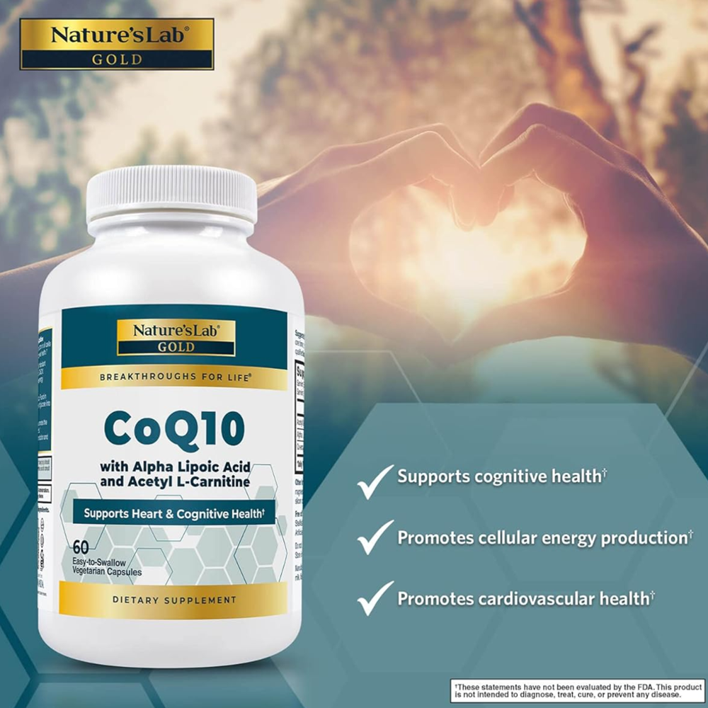 Gold CoQ10 with Alpha Lipoic Acid & Acetyl L-Carnitine