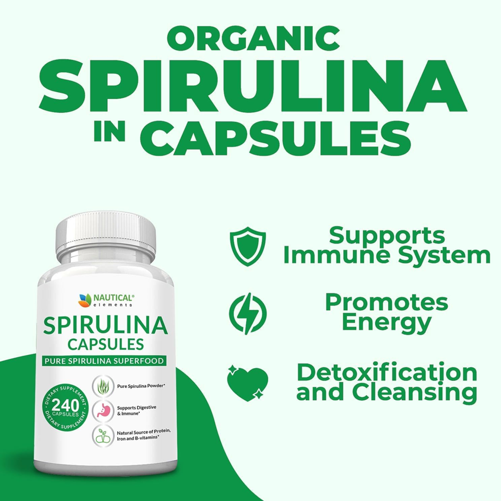 Nautical Elements Spirulina Capsules