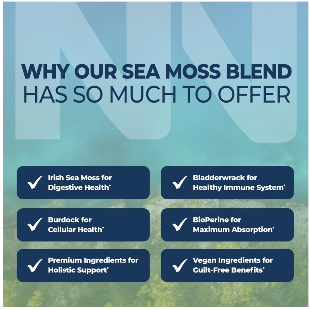 Nobi Nutrition Irish Sea Moss Capsules