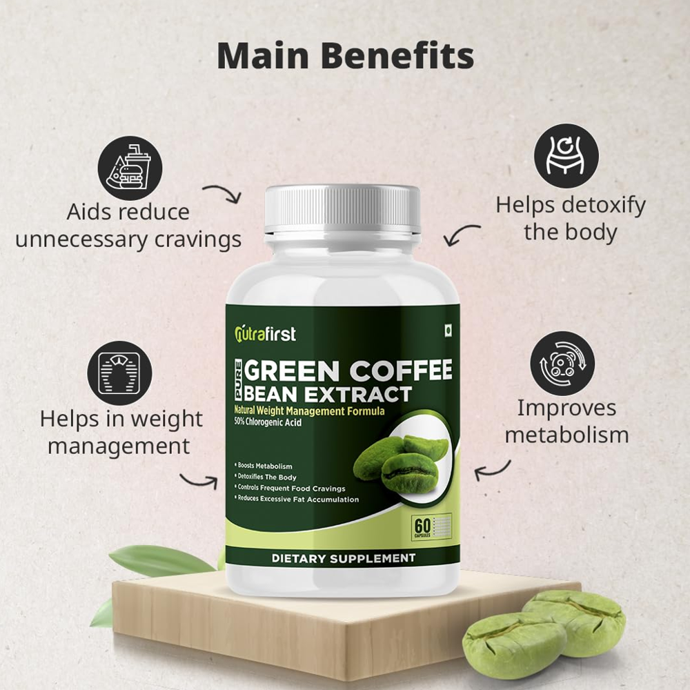 Nutrafirst Green Coffee Bean Extract Capsules