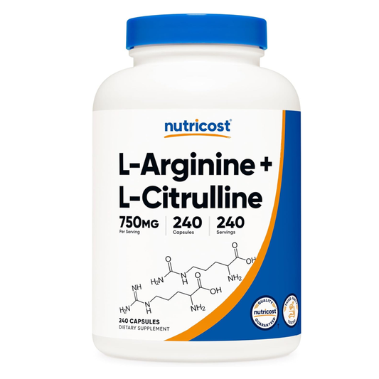 Nutricost L- Arginine + L-Citrulline Supplement