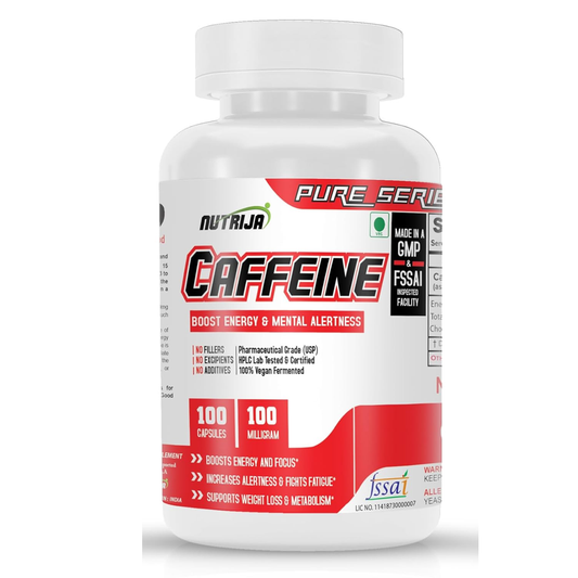 Nutrija Caffeine Supplement Capsules