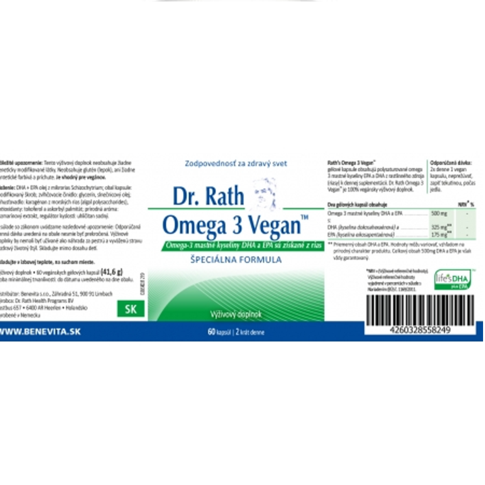 Dr. Rath Omega-3 Vegan – Plant-Based Omega-3