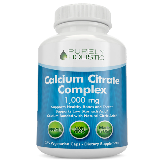 PURELY HOLISTIC Calcium Citrate Complex 1,000 mg Capsules