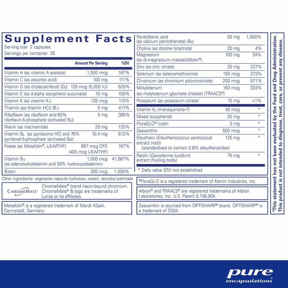 Pure Encapsulations Pure Response® Multivitamin – Immune Balance & Wellness