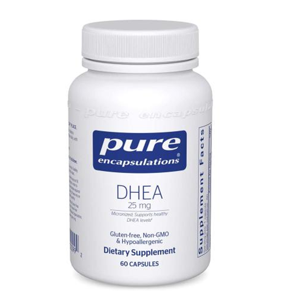 Pure Encapsulations DHEA 25mg – Micronized Hormonal Support