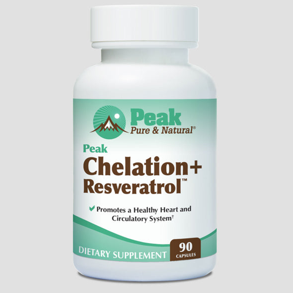 Peak Pure & Natural Peak Chelation+ Resveratrol™ – 90 Capsules