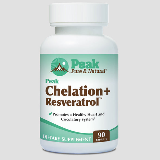 Peak Pure & Natural Peak Chelation+ Resveratrol™ – 90 Capsules